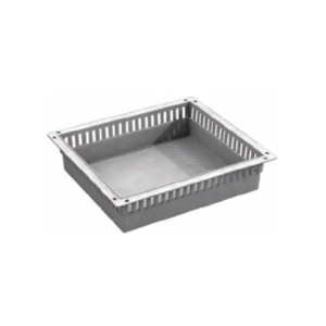 CUBETA ABS DE 45x40x10 cm ALTURA GRIS