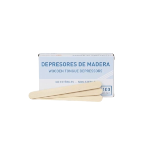 Depresores Linguales de Madera Caja de100 uds