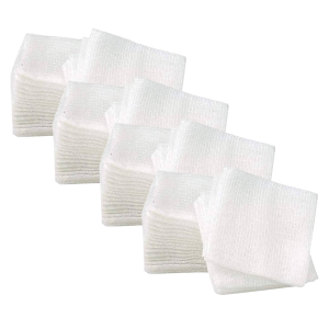 Gasas no Esteriles de Algodon Plegadas de diferentes medidas